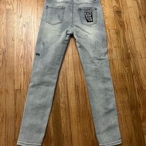 Ksubi Light Gray Slim Jeans for Men